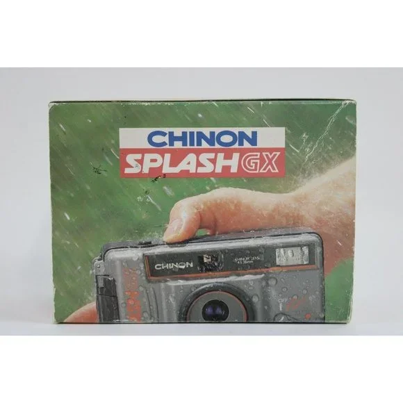 New Chinon Splash GX AF Gray Point & Shoot Weather Proof 35mm Film